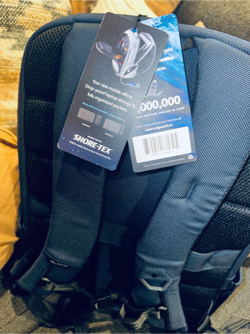 Solgaard Lifepack Backpack Without Solar Panel Atlantic Navy — image 7 of 8